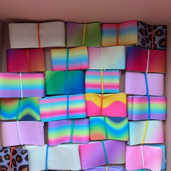 Other - ~Ribbon lot for hair bow crafting